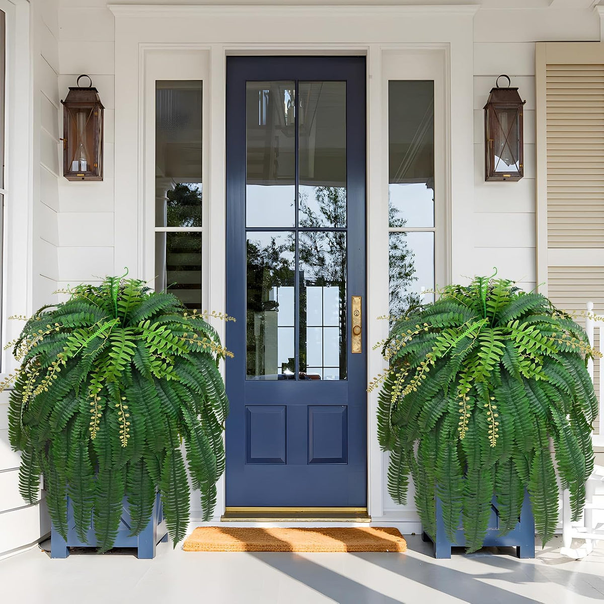48" Large Fake Ferns Artificial Ferns for Outdoors