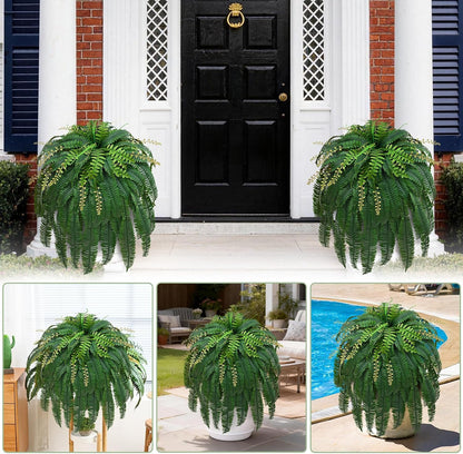 48" Large Fake Ferns Artificial Ferns for Outdoors