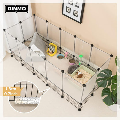 36 Panels Bunny Playpen, Oxford Mat & Game Holes, Expandable Fence