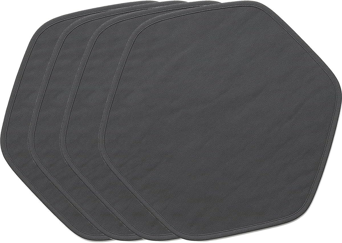 Waterproof Hexagon Playpen Mat Washable Pee Pad Fit with Small Animal Playpen (42.5in x 41in) Reusable Pet Bedding Liner for Guinea Pig, Rabbit, Hamster, Chinchilla, Hedgehog Indoor/Outdoor