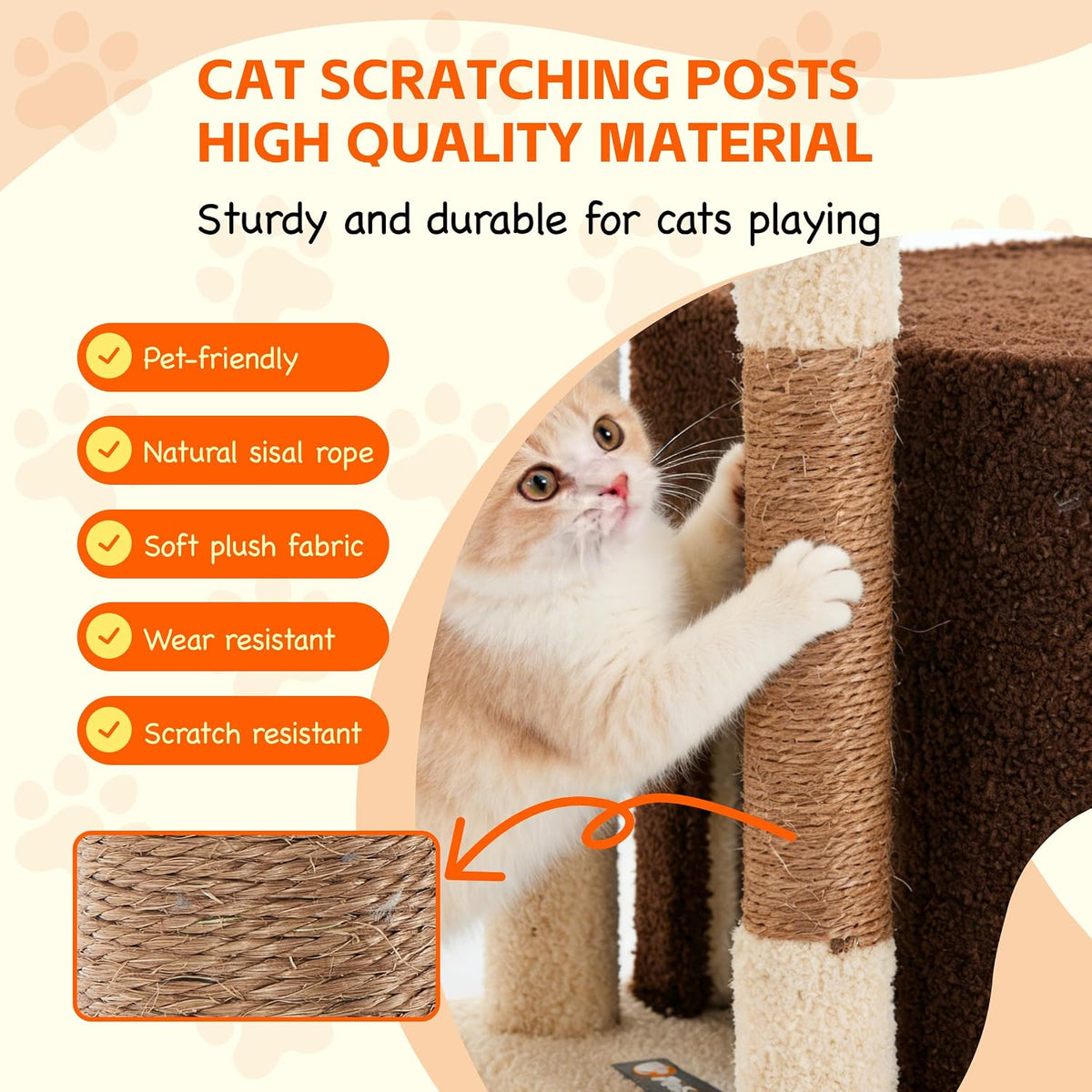 39.8-Inch Small Cat Tree for Indoor Cats, Green