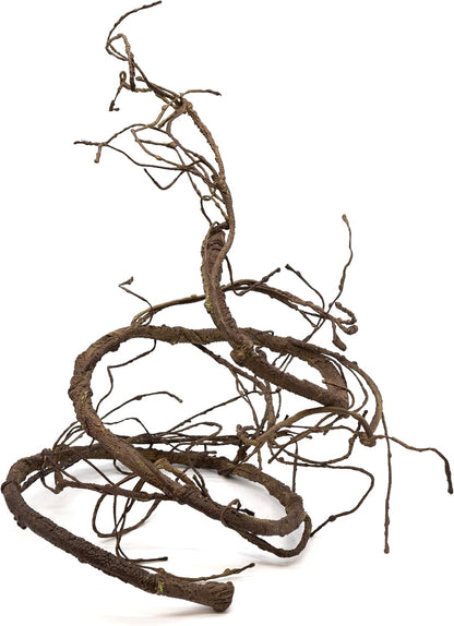 Ultimate Vine for Terrarium Habitat (Brown) | 6 ' Long Large Diameter Foam Vine for Reptile Enclosures, Bendable, Humidity Resistant, Bendy Offshoot Branches