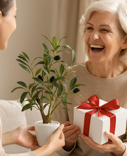 Artificial Lemon Tree with White Pot, 18” Faux Citrus Plant for Kitchen, Bathroom, Office or Shelf Decor, Vibrant Year-Round Home Accent Gift