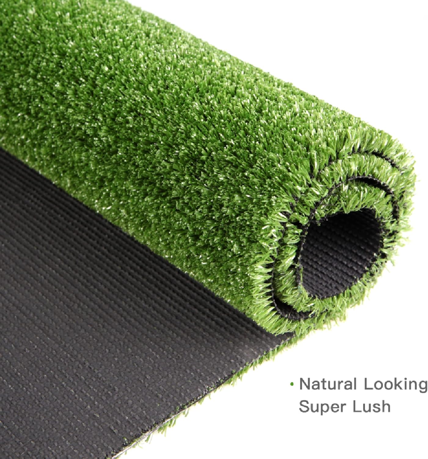Artificial Grass Turf, 10ft x 10ft 0.4" Pile Height, Indoor Outdoor Fake Astroturf Rug Carpet Mat for Balcony Decor Backyard Patio Backdrop Fence Wall Decorations Dogs
