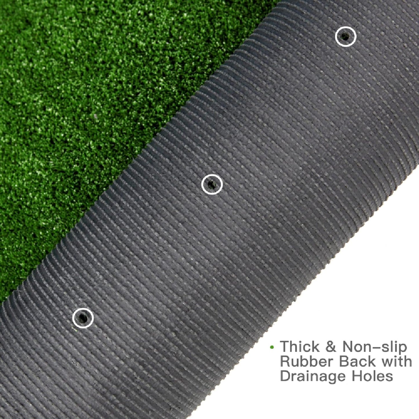 Artificial Grass Turf, 10ft x 10ft 0.4" Pile Height, Indoor Outdoor Fake Astroturf Rug Carpet Mat for Balcony Decor Backyard Patio Backdrop Fence Wall Decorations Dogs