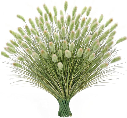20PCS Artificial Onion Grass Stems 17.7in Faux Greenery Floral Arrangements | Vase filler; Home decoration; Wedding decoration; Bouquet making; Entryway décor; Indoor decoration