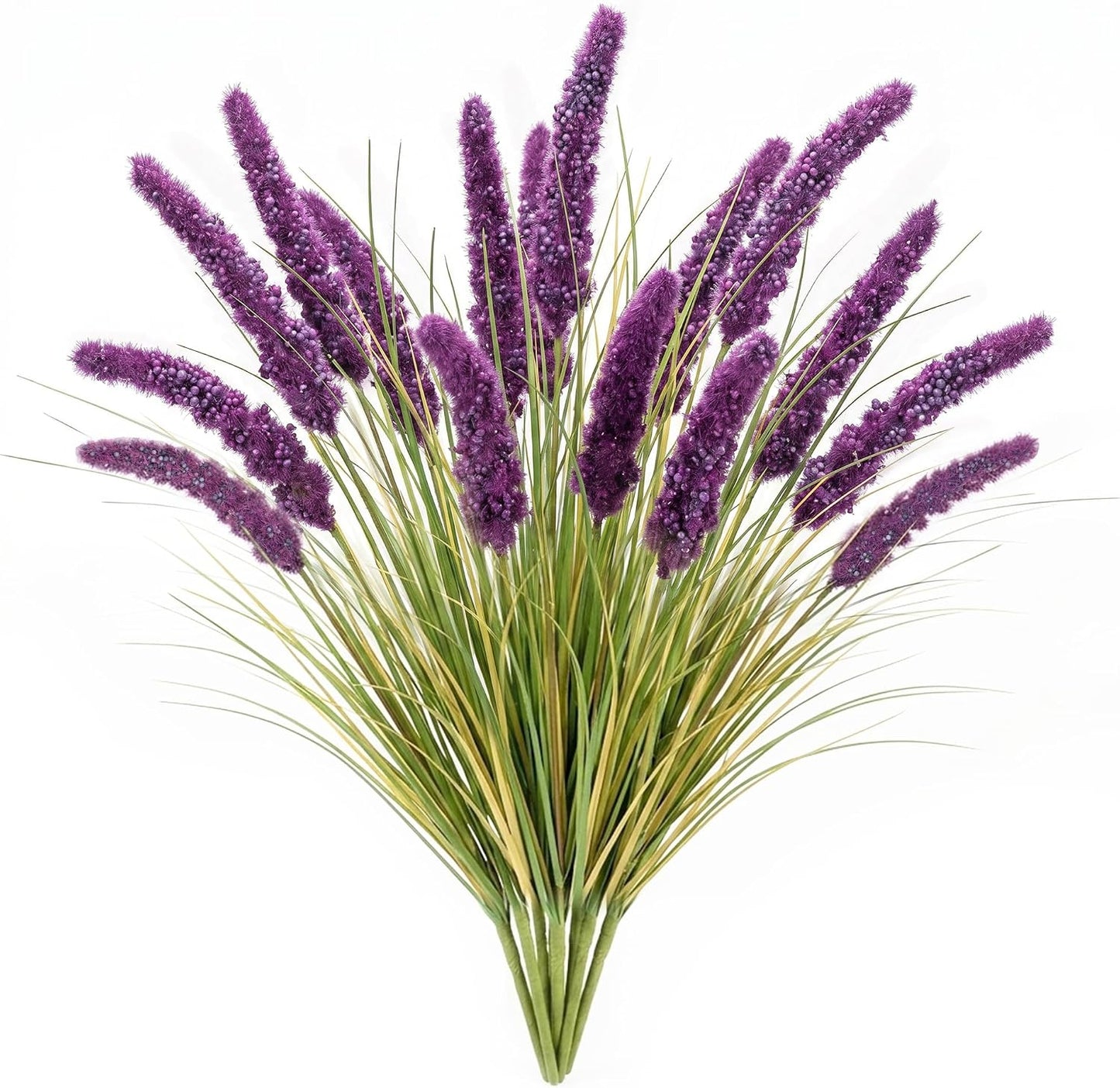20PCS Artificial Onion Grass Stems 17.7in Faux Greenery Floral Arrangements | Vase filler; Home decoration; Wedding decoration; Bouquet making; Entryway décor; Indoor decoration