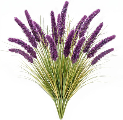 20PCS Artificial Onion Grass Stems 17.7in Faux Greenery Floral Arrangements | Vase filler; Home decoration; Wedding decoration; Bouquet making; Entryway décor; Indoor decoration