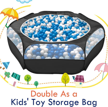 Small Animals Playpen, Waterproof Small Pet Cage Tent with Zippered Cover, Portable Outdoor Yard Fence with 3 Metal Rod for Chick/Kitten/Puppy/Guinea Pig/Rabbits/Hamster/Chinchillas,Light Gray