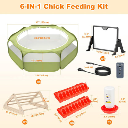Small Animals Playpen, Waterproof Small Pet Cage Tent with Zippered Cover, Portable Outdoor Yard Fence with 3 Metal Rod for Chick/Kitten/Puppy/Guinea Pig/Rabbits/Hamster/Chinchillas,Light Gray