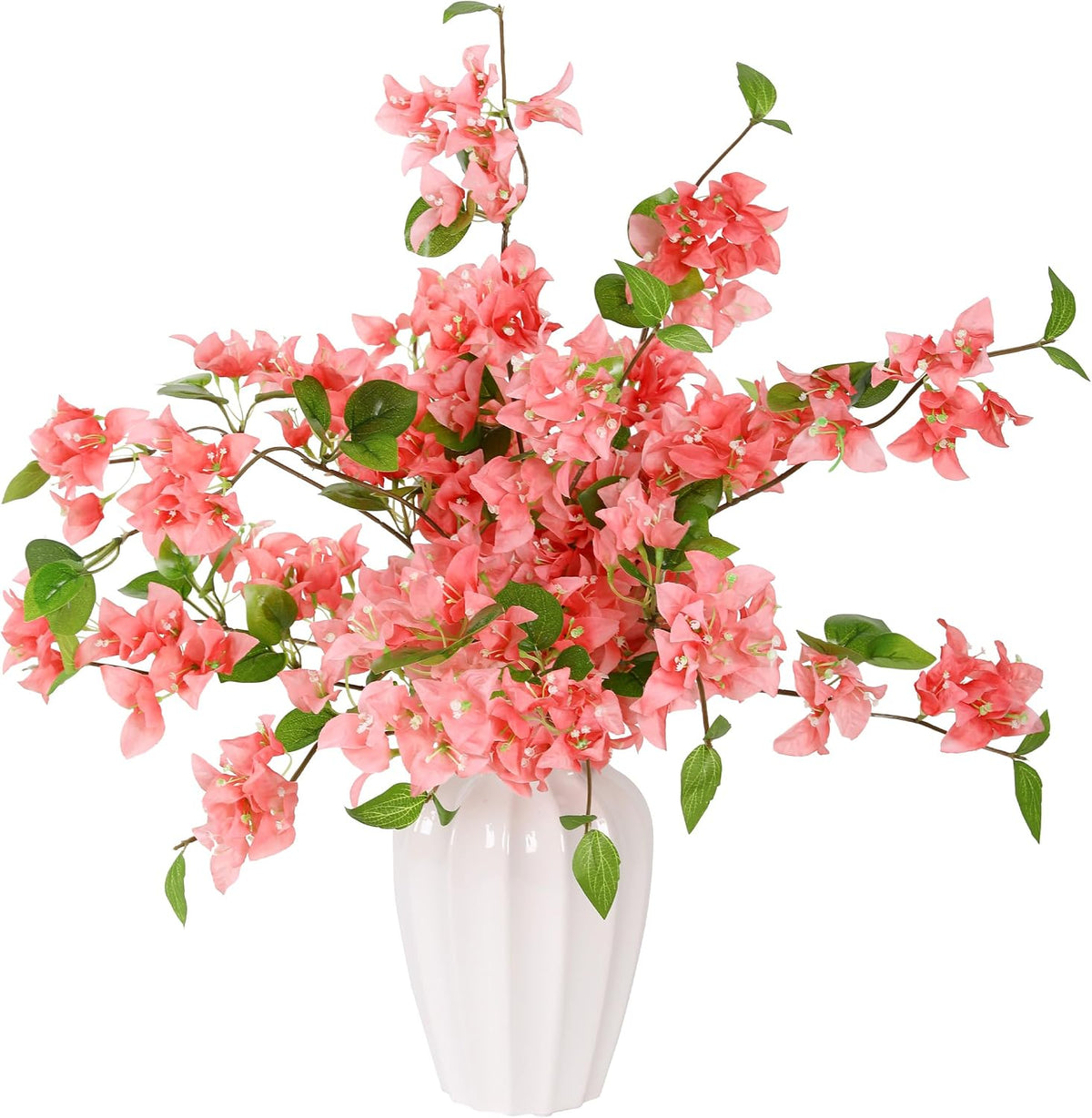 10PCS Bougainvillea Artificial Flowers 30" Silk Fake Bougainvillea Branches Faux Flowers Vines for Home，Garden，Wedding，Party，Indoor and Outdoor，Floral Arrangement and DIY Decor（Purple）