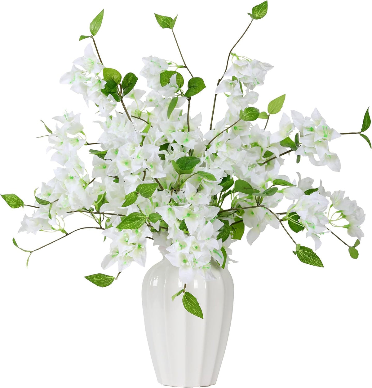 10PCS Bougainvillea Artificial Flowers 30" Silk Fake Bougainvillea Branches Faux Flowers Vines for Home，Garden，Wedding，Party，Indoor and Outdoor，Floral Arrangement and DIY Decor（Purple）