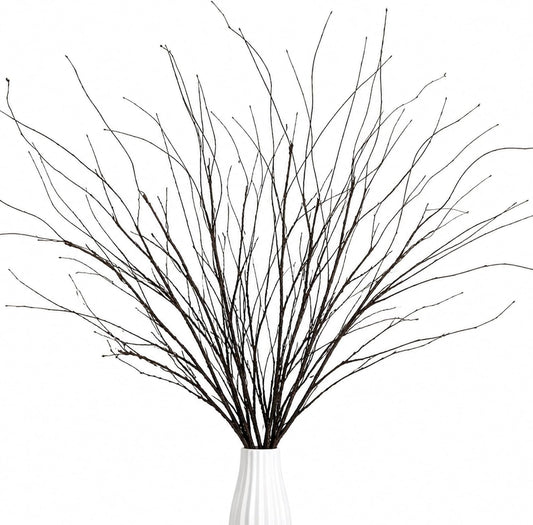 Curly Willow Branches - Artificial Twigs for Vases 30 Inches | Faux Branches Decorative Sticks, Dried Tree Branch Decor Stems DIY Crafts, Garden, Home, Hotel, Farmhouse Vase Decor