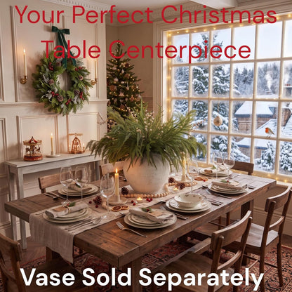 Real Touch White Faux Hydrangea And Eucalyptus Arrangement, Faux Floral Arrangements, Hyper Realistic Artificial Flowers, White Centerpieces For Kitchen Dining Coffee Table Decor (Vase Not Included)