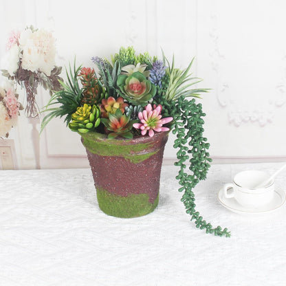 25 Pcs Artificial Succulent Plants Fake Succulents Assorted Unpotted Suitable for Office Garden Interior Decor