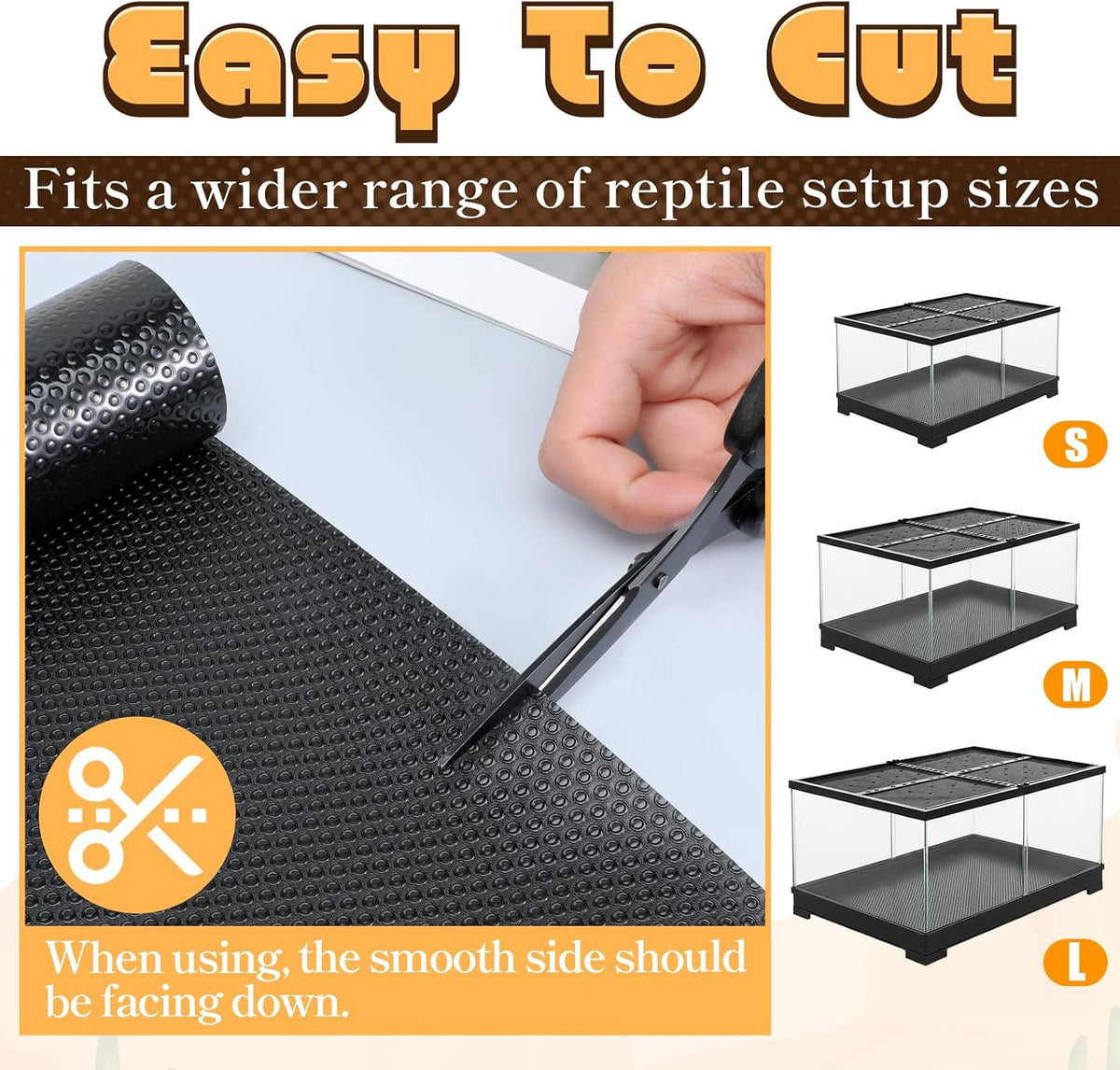 Bearded Dragon Tank Accessories, Reptile Substrate Mat Terrarium Carpet for 4x2x2 Bearded Dragon Enclosure for 120 Gallon Reptile Tank