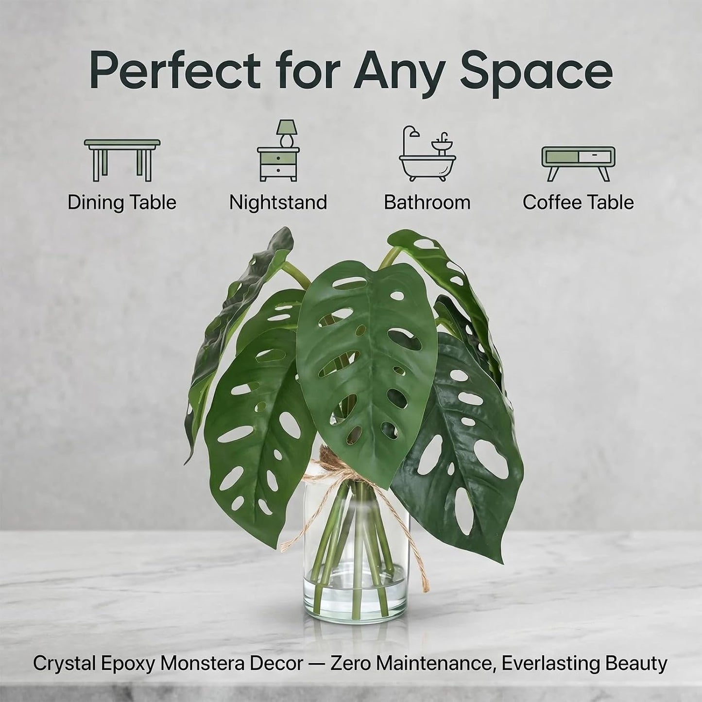 Artificial Flowers Turtle-Back, Alocasia Leaf, in Glass Vase with Faux Water,7Pcs Artificial Leaves Real Touch Latex Leaves for Centerpiece (1, Turtle-Back Leaf)