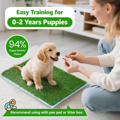 Artificial Grass Pee Pads for Dogs Puppy Potty Training to Pee and Poop