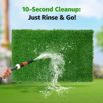 Artificial Grass Pee Pads for Dogs Puppy Potty Training to Pee and Poop