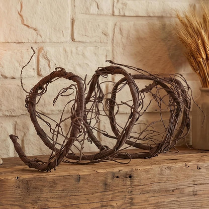 118" Bendable Artificial Grapevines Garland Tree Branches(L) | Flexible Large Creepy Fake Reptile Plants Twigs Cherry Blossom Wall Hanging Trunk Vines Archway Halloween Jungle Decoration