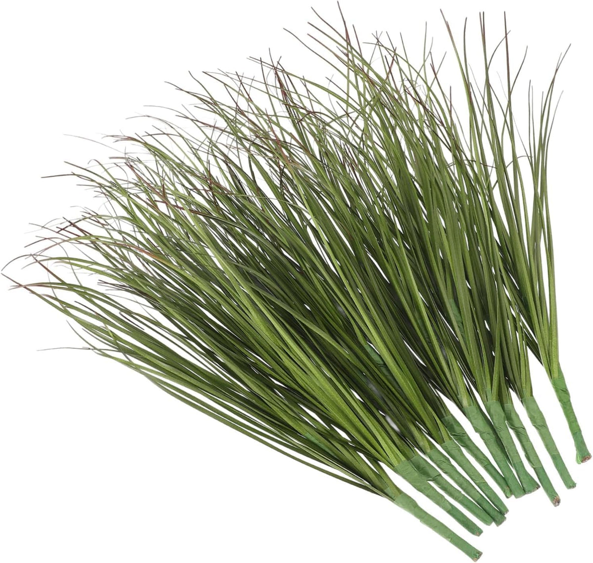24 Pack Artificial Grass, 11.79 Ince Fake Grass Faux Shrub Plants