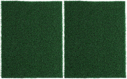2pcs Fish Tank Artificial Grass Mat - Aquatic Reptile Terrarium Carpet Aquarium Landscaping Decor Faux Grass Rug for Indoor Aquarium Plants