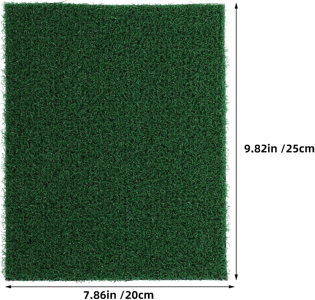 2pcs Fish Tank Artificial Grass Mat - Aquatic Reptile Terrarium Carpet Aquarium Landscaping Decor Faux Grass Rug for Indoor Aquarium Plants
