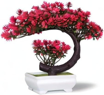 Artificial Plants Indoor Small Faux Plant with Pot for Home Desk Decor 8.5"