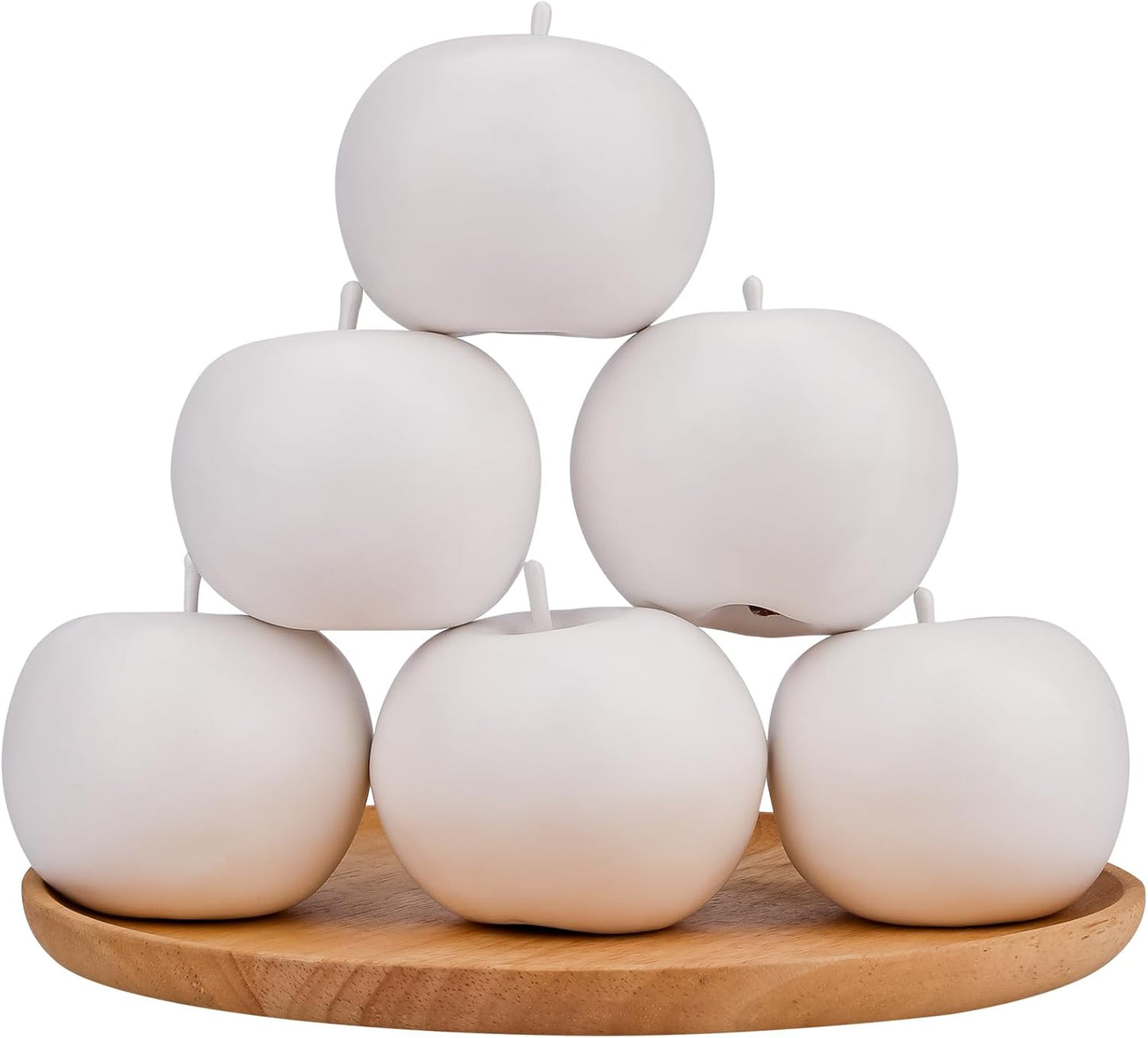 13Pcs Artificial Green Apples, Realistic Fake Fruit for Decoration | 3 different size,realistic look, plastic & foam material, no fade & rot, fruit bowl filler, table centerpiece