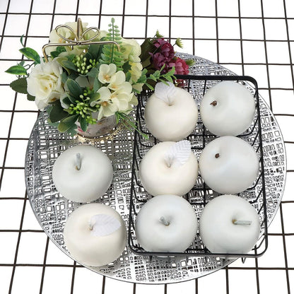 13Pcs Artificial Green Apples, Realistic Fake Fruit for Decoration | 3 different size,realistic look, plastic & foam material, no fade & rot, fruit bowl filler, table centerpiece