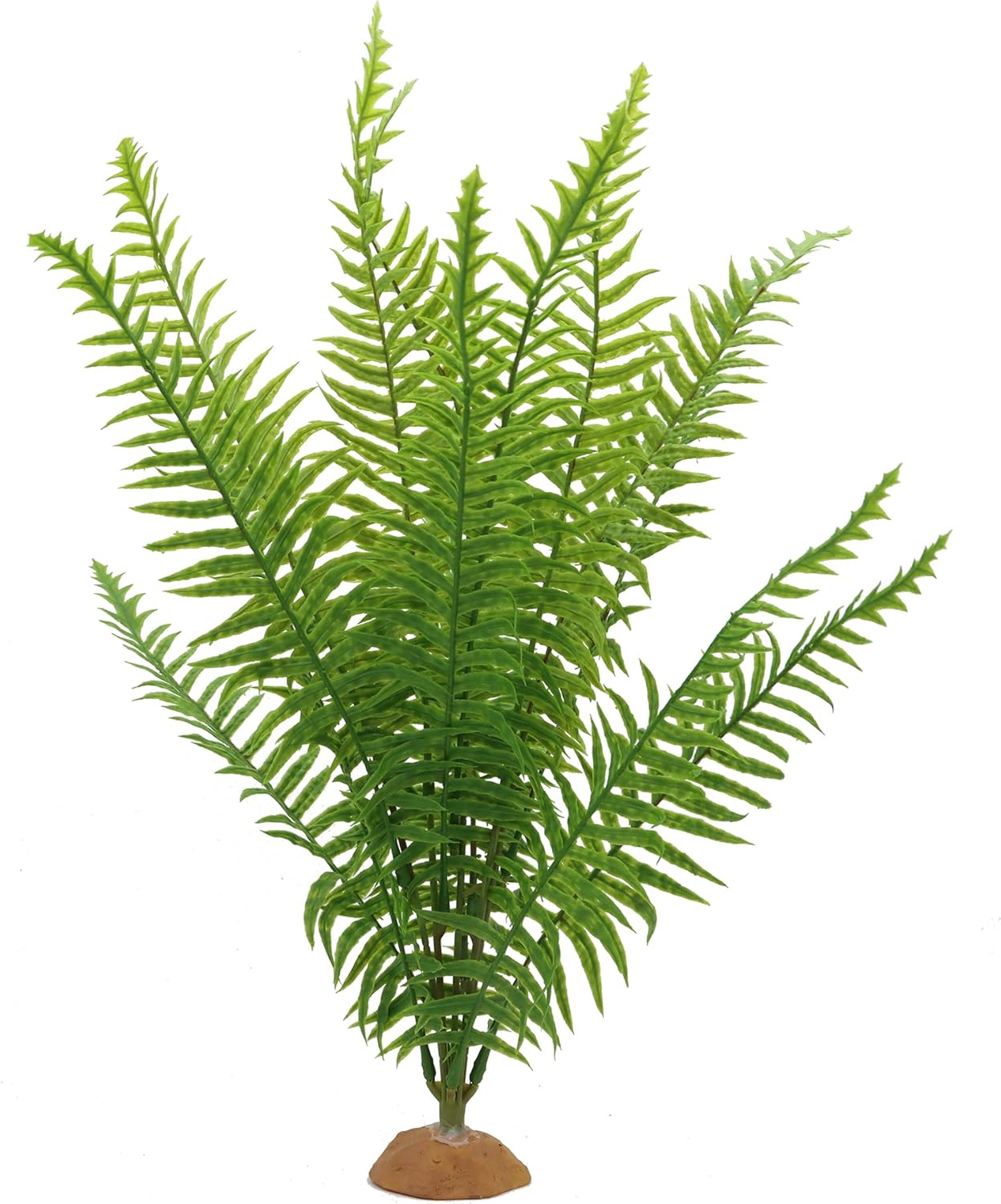 Fake Fern Plants, Reptile Plastic Terrarium Decor, Reptiles Amphibians Tank Accessories for Crested Gecko Leopard Lizard Chameleon