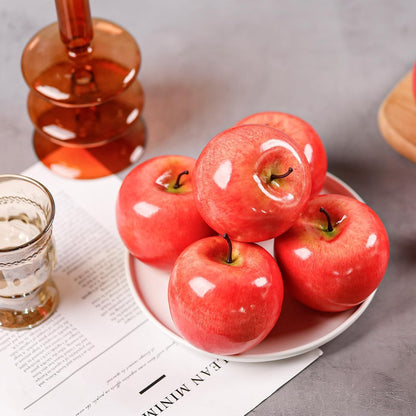 16Pcs Fake Apples for Kitchen Countertop, Fruit Bowl and Fall Decor