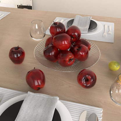 16Pcs Fake Apples for Kitchen Countertop, Fruit Bowl and Fall Decor