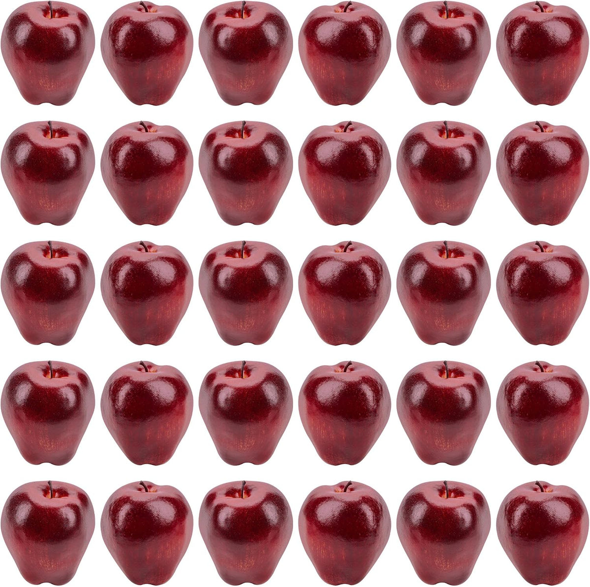 16Pcs Fake Apples for Kitchen Countertop, Fruit Bowl and Fall Decor