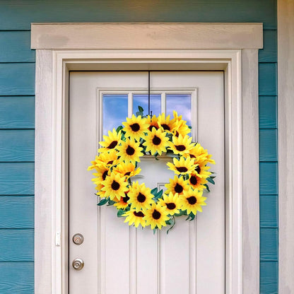 50pcs Artificial Sunflower Heads with Stems, 1.5 in Fake Sunflower
