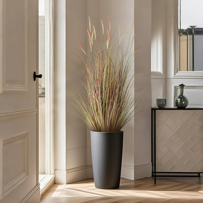 4ft 2-Pack Artificial Cattail Reed Grass, 47.2’’ Fake Indoor Outdoor Plants