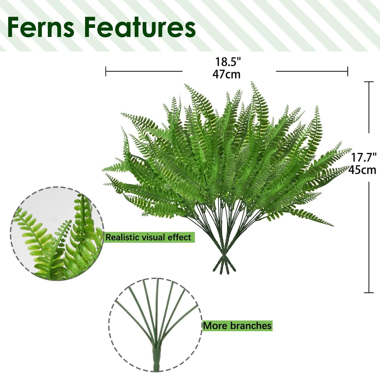 Artificial Rosemary Stems Fake Greenery Plants Faux Bushes Shrubs in Frosted Green for Decor Home Indoor Outdoor Garden 4pcs