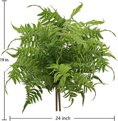 Artificial Rosemary Stems Fake Greenery Plants Faux Bushes Shrubs in Frosted Green for Decor Home Indoor Outdoor Garden 4pcs