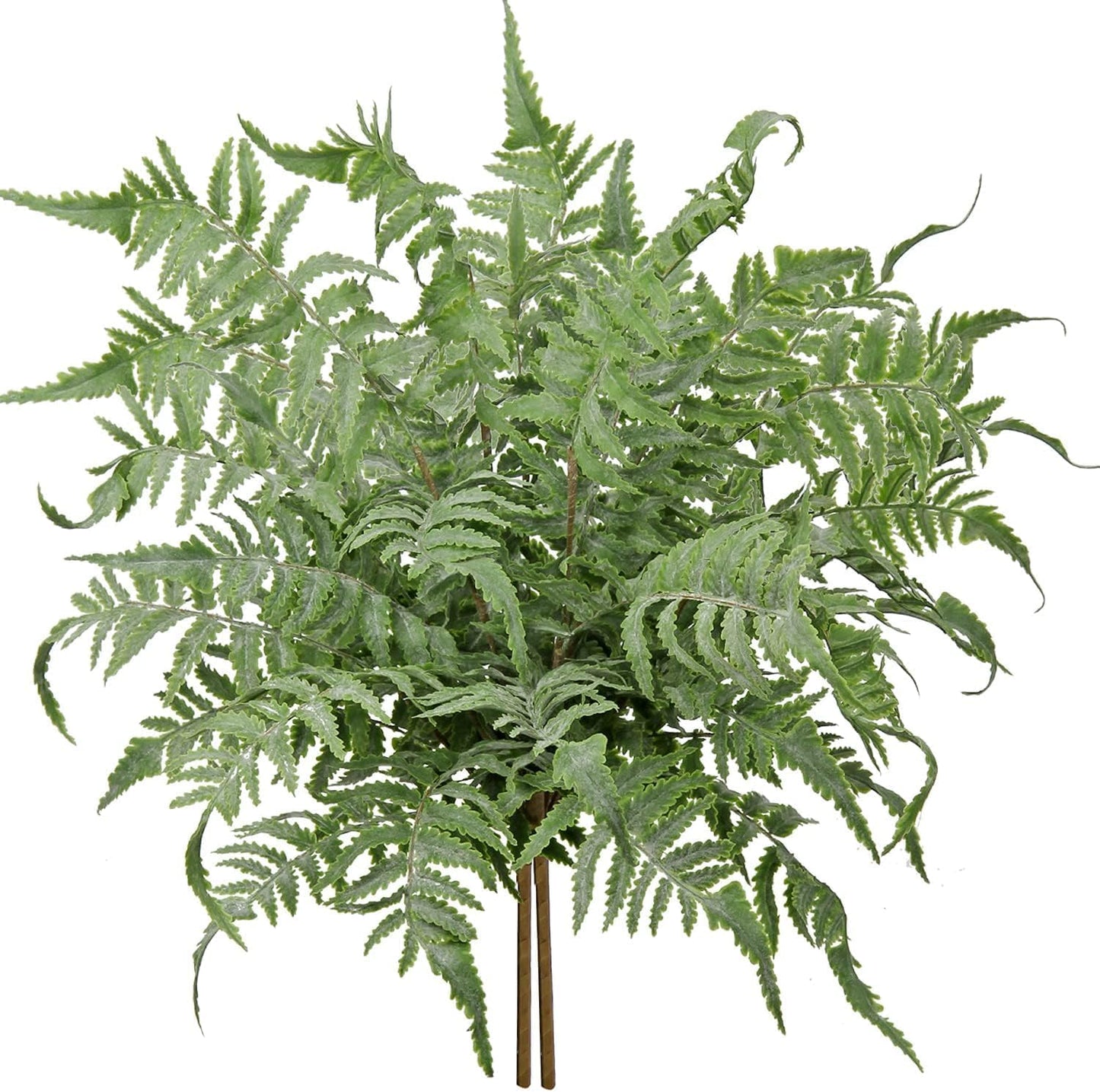 Artificial Rosemary Stems Fake Greenery Plants Faux Bushes Shrubs in Frosted Green for Decor Home Indoor Outdoor Garden 4pcs