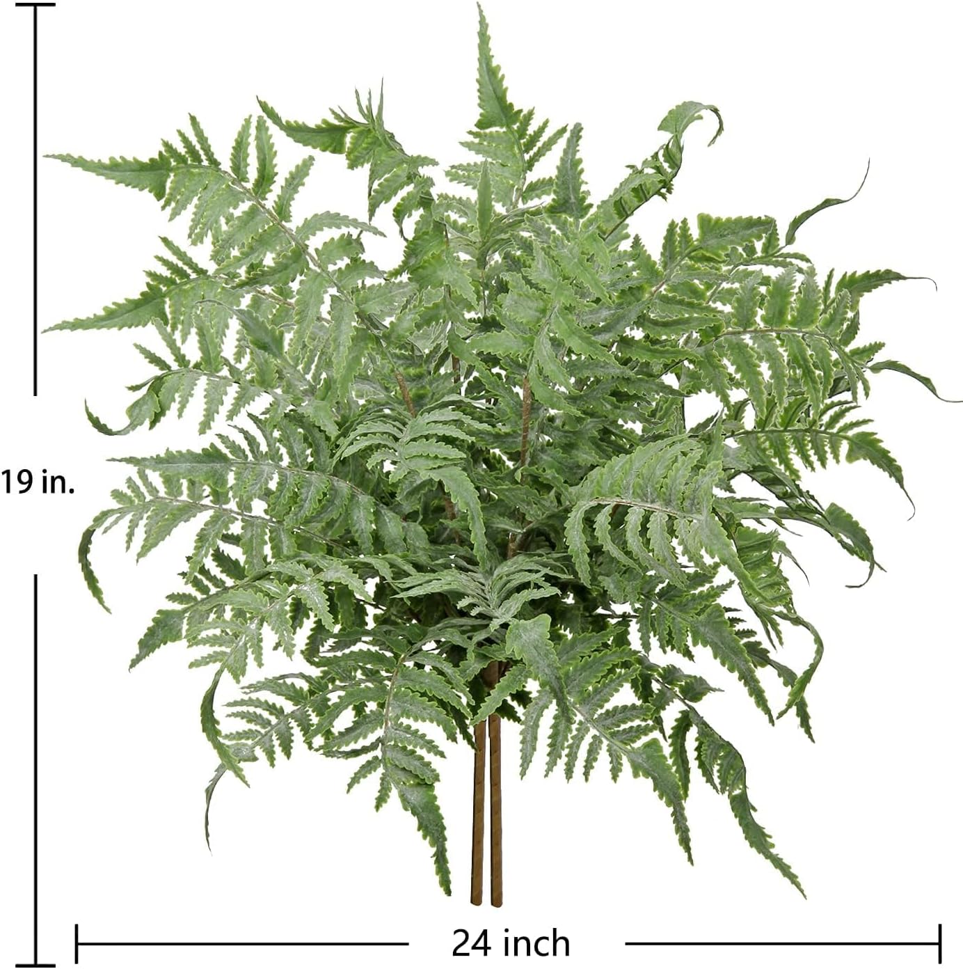 Artificial Rosemary Stems Fake Greenery Plants Faux Bushes Shrubs in Frosted Green for Decor Home Indoor Outdoor Garden 4pcs
