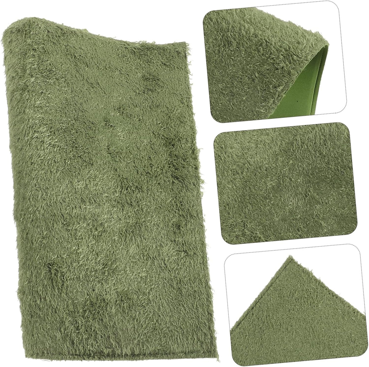 Reptile Mat for Tortoise Terrarium Wear-Resistant Artificial Grass Carpet Comfortable Substrate for Snakes Lizards and Amphibians