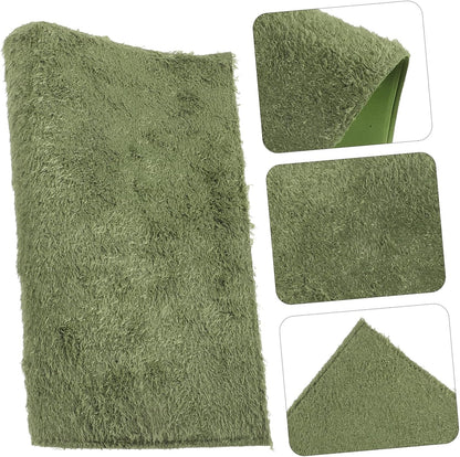 Reptile Mat for Tortoise Terrarium Wear-Resistant Artificial Grass Carpet Comfortable Substrate for Snakes Lizards and Amphibians