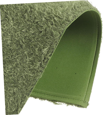 Reptile Mat for Tortoise Terrarium Wear-Resistant Artificial Grass Carpet Comfortable Substrate for Snakes Lizards and Amphibians
