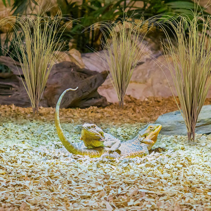 Fake Desert Dry Grass, Artificial Plants for Reptile Tank Accessories, Habitat Decor Fit for Bearded Dragon, Crested Gecko, Leopard Lizard, Chameleon, Artificial Outdoor Plants, Terrarium Decor (1)
