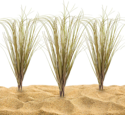 Fake Desert Dry Grass, Artificial Plants for Reptile Tank Accessories, Habitat Decor Fit for Bearded Dragon, Crested Gecko, Leopard Lizard, Chameleon, Artificial Outdoor Plants, Terrarium Decor (1)