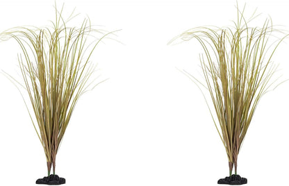 Fake Desert Dry Grass, Artificial Plants for Reptile Tank Accessories, Habitat Decor Fit for Bearded Dragon, Crested Gecko, Leopard Lizard, Chameleon, Artificial Outdoor Plants, Terrarium Decor (1)