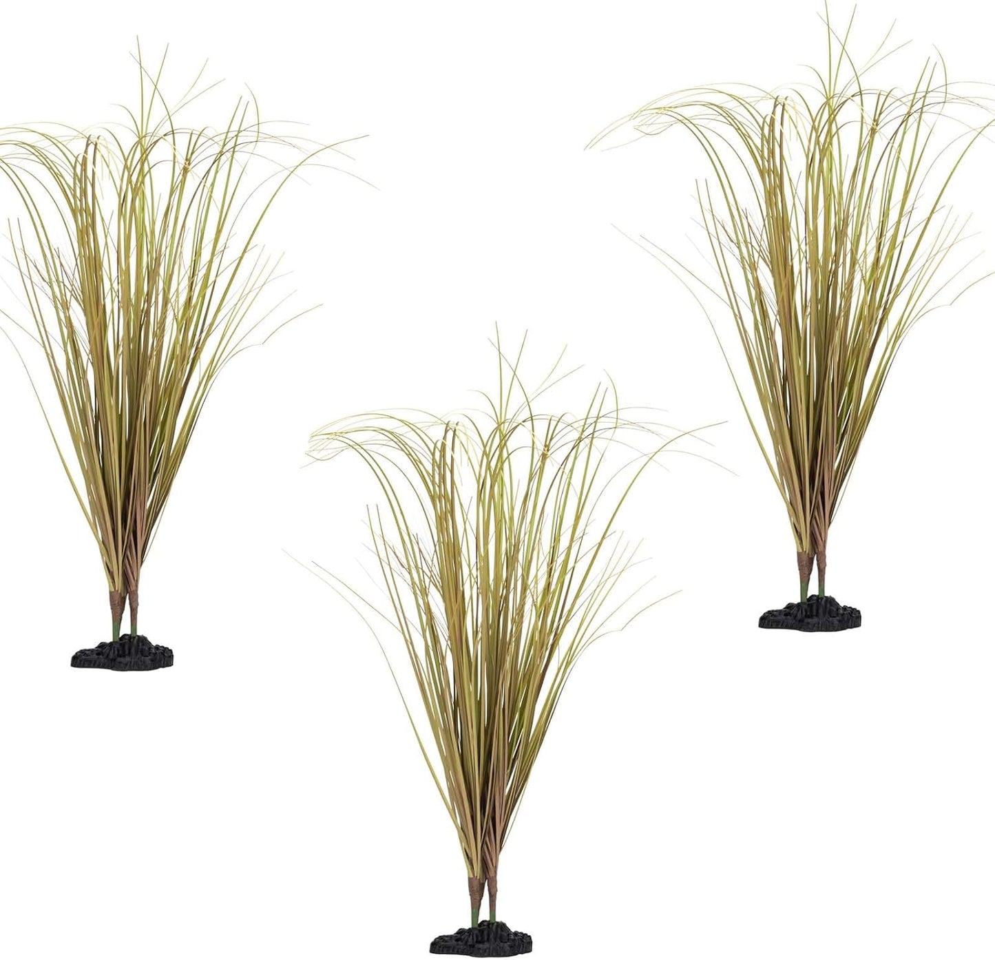 Fake Desert Dry Grass, Artificial Plants for Reptile Tank Accessories, Habitat Decor Fit for Bearded Dragon, Crested Gecko, Leopard Lizard, Chameleon, Artificial Outdoor Plants, Terrarium Decor (1)