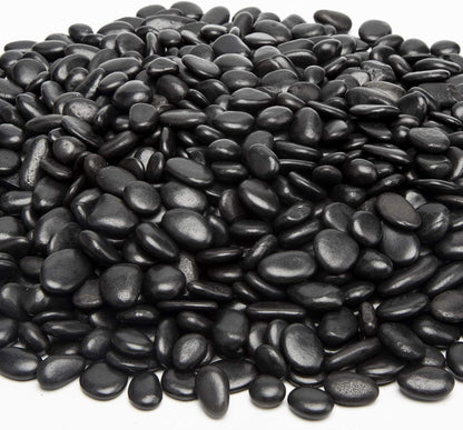 Pebbles Polished Gravel, Natural Polished Mixed Color Stones,0.5-1.2inch Small Decorative River Rock Stones 2 Pounds (32-Oz)