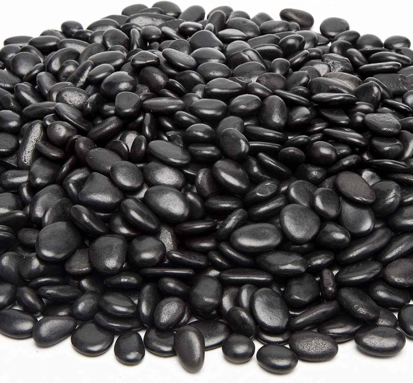 Pebbles Polished Gravel, Natural Polished Mixed Color Stones,0.5-1.2inch Small Decorative River Rock Stones 2 Pounds (32-Oz)