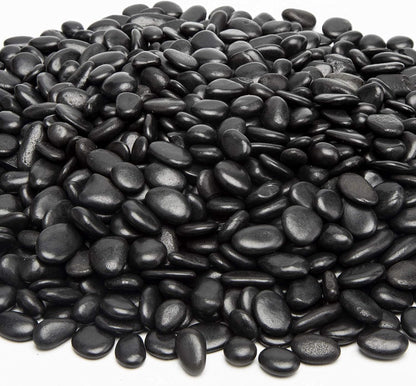 Pebbles Polished Gravel, Natural Polished Mixed Color Stones,0.5-1.2inch Small Decorative River Rock Stones 2 Pounds (32-Oz)